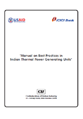 Manual on best practices in Indian thermal power generating units